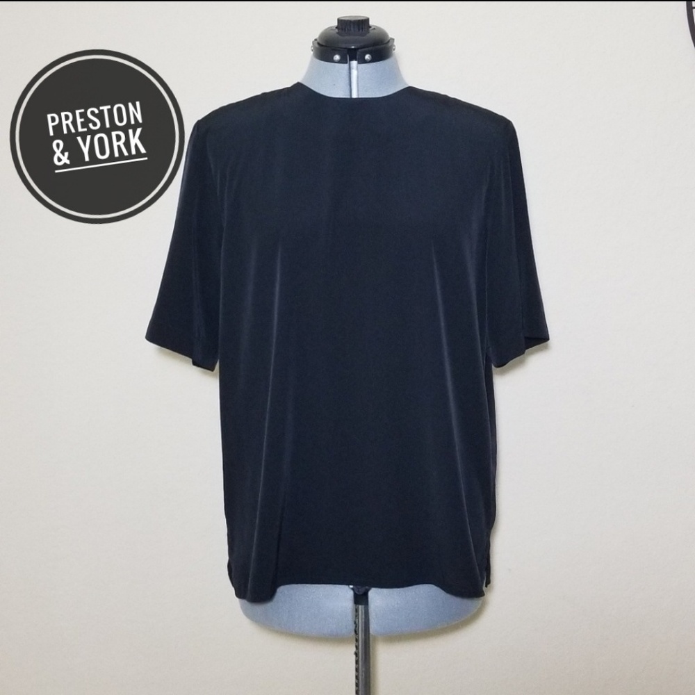 Black - Preston & York shirt - Size 14